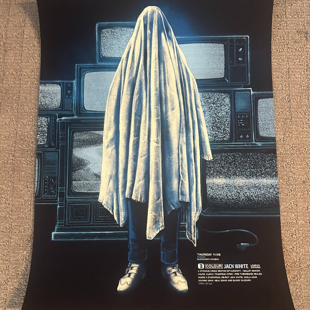 AUTHENTIC Jack White 2018 Concert Poster London Ontario